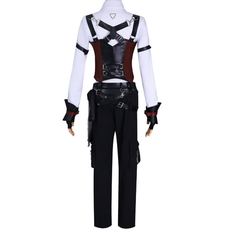 Love and Deepspace Costume Miss e Cosplay Black Adult Female Suit