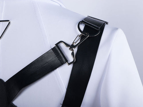 Love and Deepspace Costume Miss e Cosplay Black Adult Female Suit