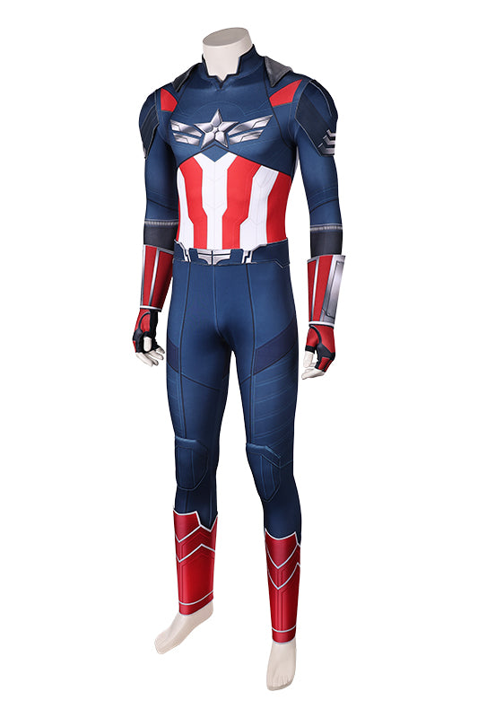 MV Rivals:Captain America Cosplay Costume Outfits Halloween Costume