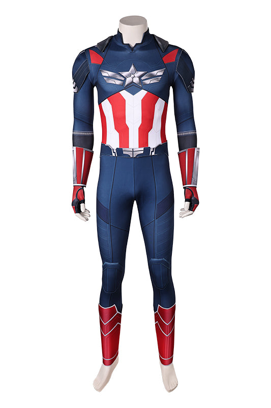 MV Rivals:Captain America Cosplay Costume Outfits Halloween Costume