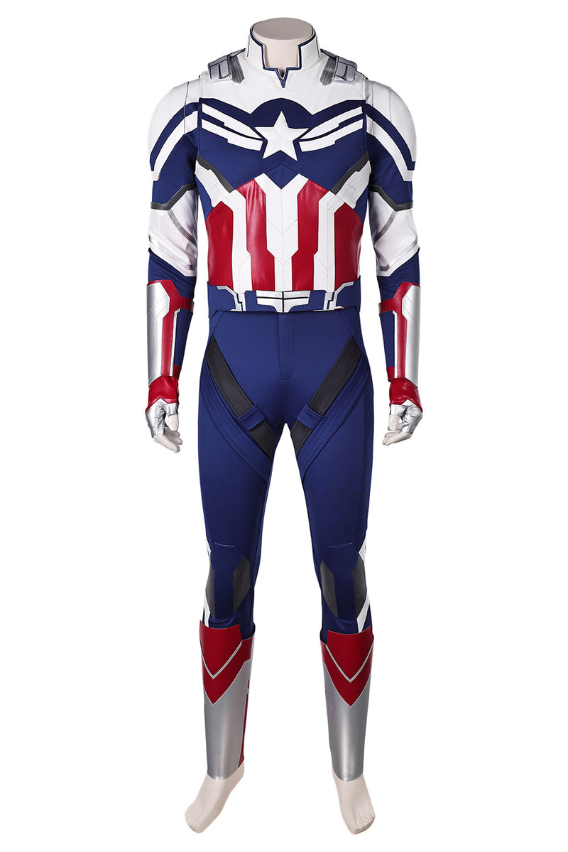 MV Rivals Falcon Cosplay Costume Sam Wilson Outfits Halloween Costume