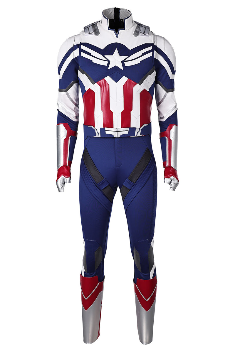 MV Rivals Falcon Cosplay Costume Sam Wilson Outfits Halloween Costume