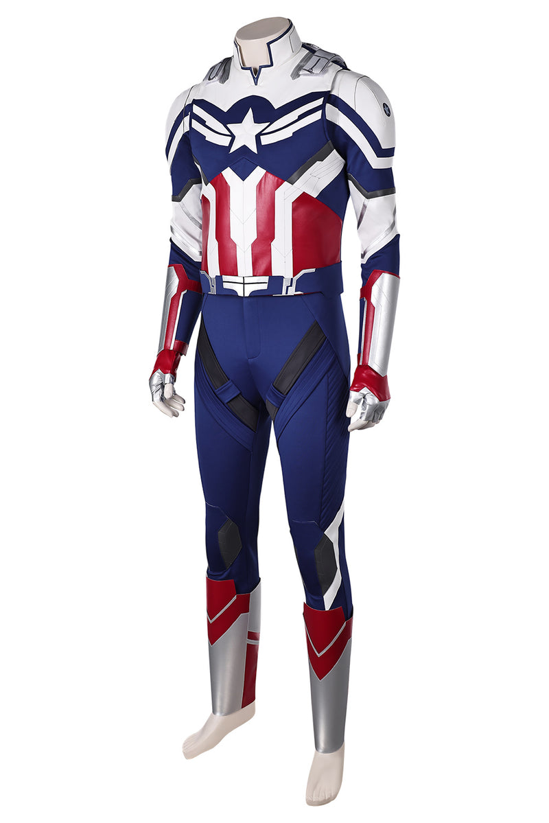 MV Rivals Falcon Cosplay Costume Sam Wilson Outfits Halloween Costume