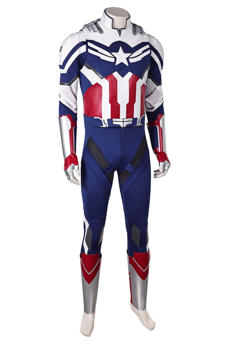 MV Rivals Falcon Cosplay Costume Sam Wilson Outfits Halloween Costume