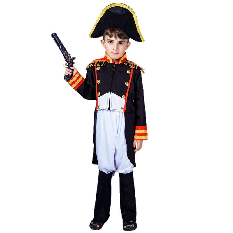 SeeCosplay Napoleon 2023 Kids Boys Cosplay Costume Carnival Halloween Suit