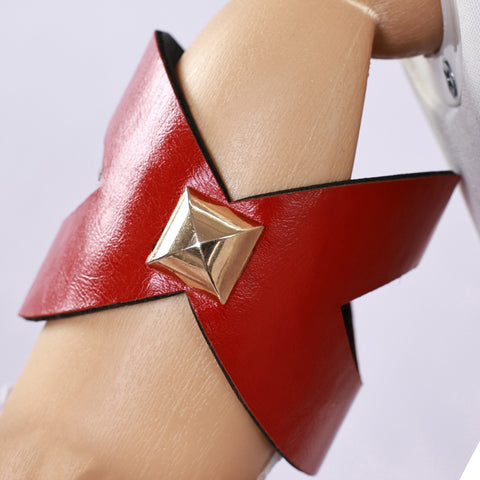 Wuthering Waves Costume Phrolova Women Red Dress Full Set Adult Female Halloween Carnival Suit