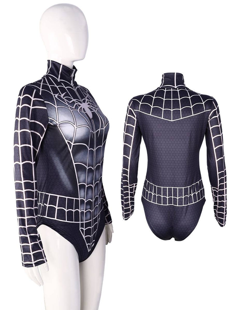 Spider-Man:Girl Women Sexy Superhero Jumpsuit Classic Sexy Spider Suit for Party Halloween Cosplay Costume