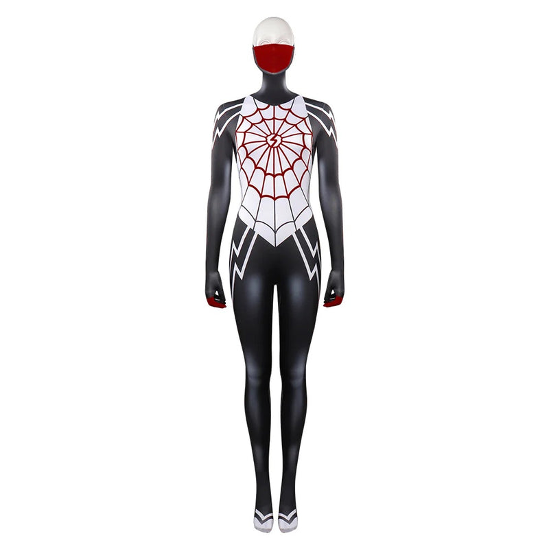 Spider:Woman Girls Spider Silk Cindy Moon Cosplay Spider Female Costume Adult Kids Clothes Outfits Halloween Carnival Suit