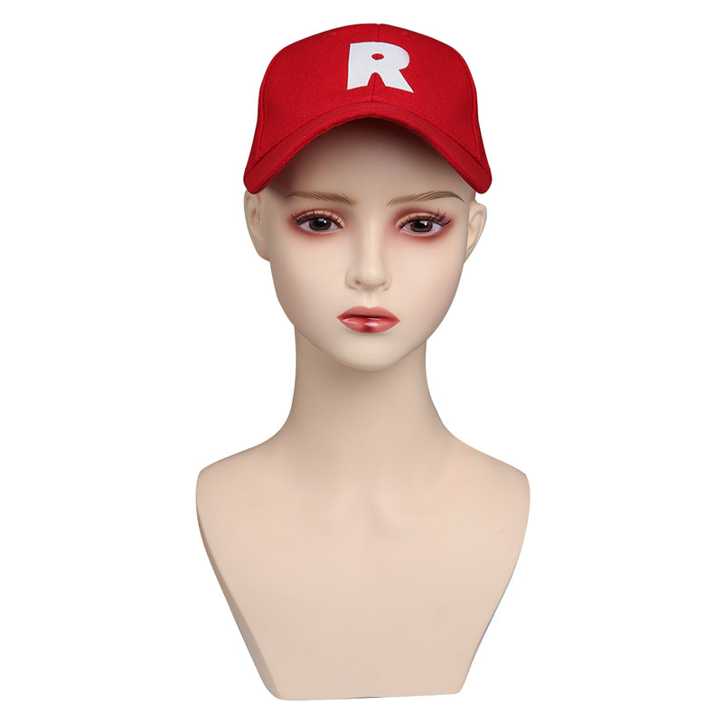 A League of Their Own Rockford Peaches Cosplay Baseball Hat Cap Red Color Womens Costume Props