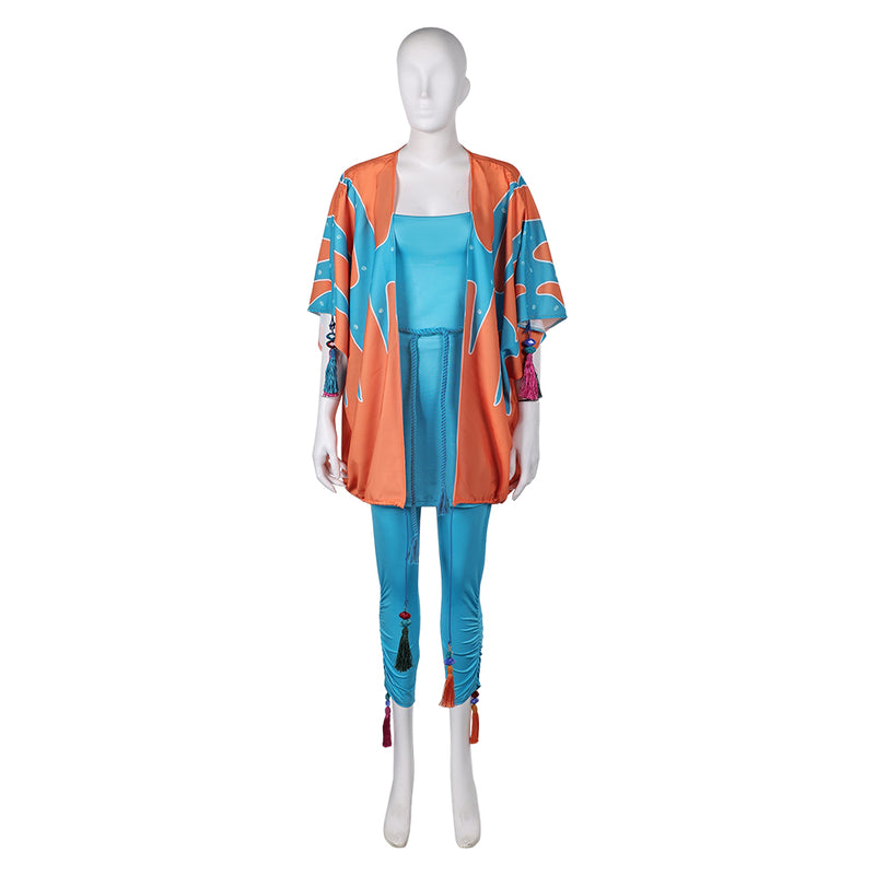 ABBA Anni-Frid Synni Lyngstad Cosplay Costume Outfits Halloween Carnival Suit Retro Style