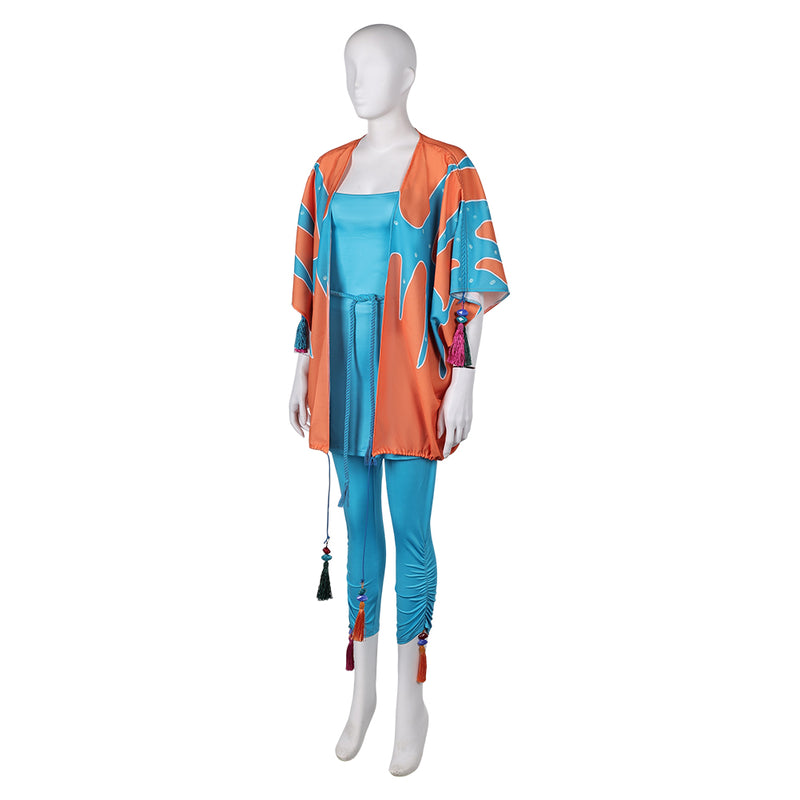 ABBA Anni-Frid Synni Lyngstad Cosplay Costume Outfits Halloween Carnival Suit Retro Style