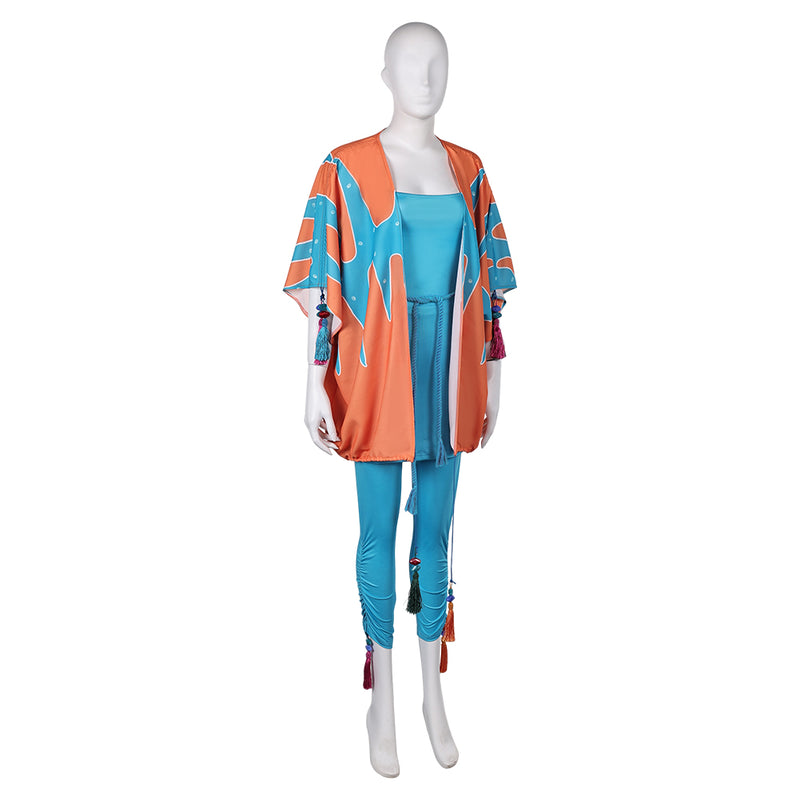 ABBA Anni-Frid Synni Lyngstad Cosplay Costume Outfits Halloween Carnival Suit Retro Style