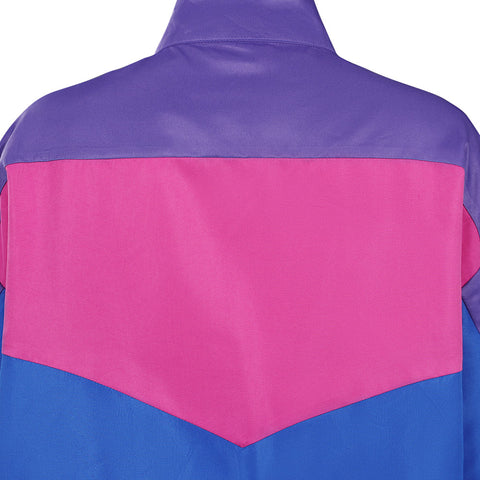 Adult 80s 90s Hippie Disco Cosplay Costume Outfits Sportwear Retro Halloween Carnival Suit