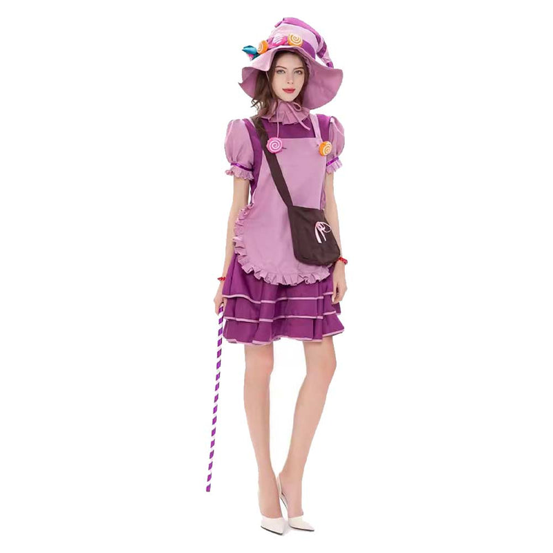 Adult Women‘s French maid Dress Cosplay Costume Outfits Halloween Carnival Suit