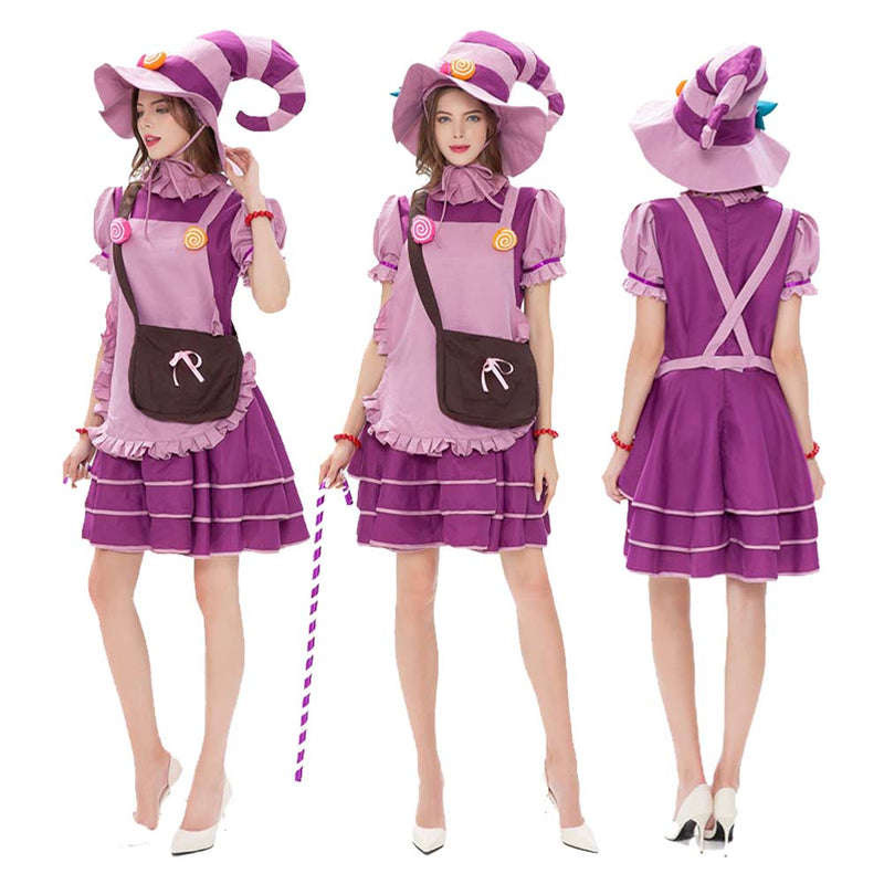 Adult Women‘s French maid Dress Cosplay Costume Outfits Halloween Carnival Suit