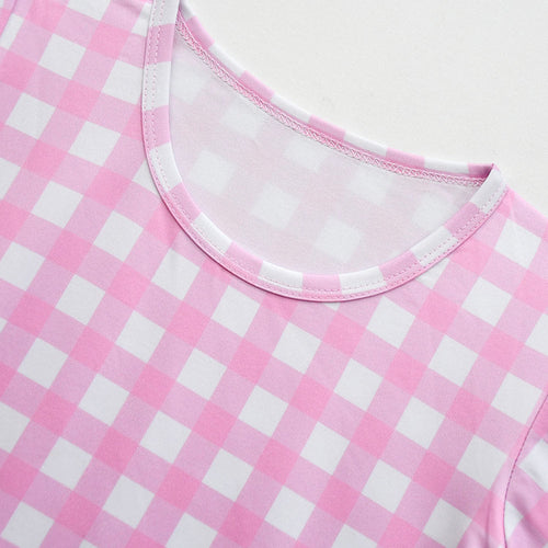 Kids Girls Pink Sleepwear Cosplay Costume Outfits Halloween Costume