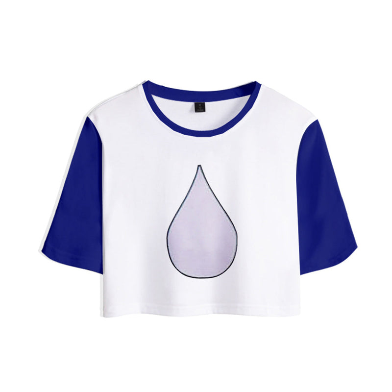 SeeCosplay Amber Wade Drop Kids Children Cosplay Short Sleeve Top Casual Street T-shirt BoysKidsCostume