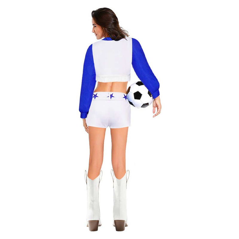 America‘s Sweethearts: Dallas Cowboys Cheerleaders Cosplay Costume Outfits Halloween Carnival Suit