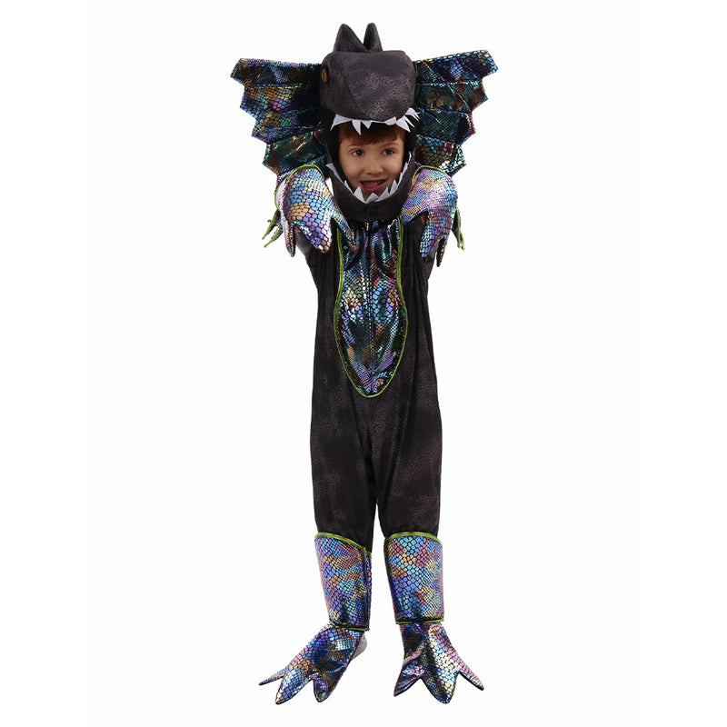 Ancient Dilophosaurus Cosplay Costume Outfits Halloween Carnival Suit