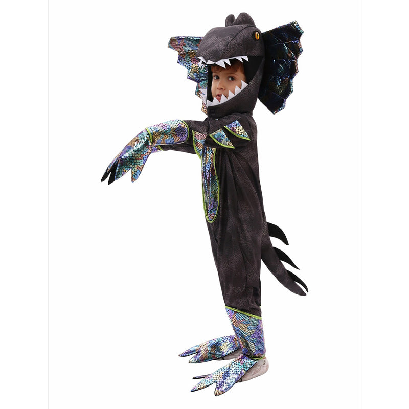 Ancient Dilophosaurus Cosplay Costume Outfits Halloween Carnival Suit