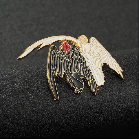 Angel And Devil Cosplay Brooch Halloween Carnival Costume Accessories Gifts