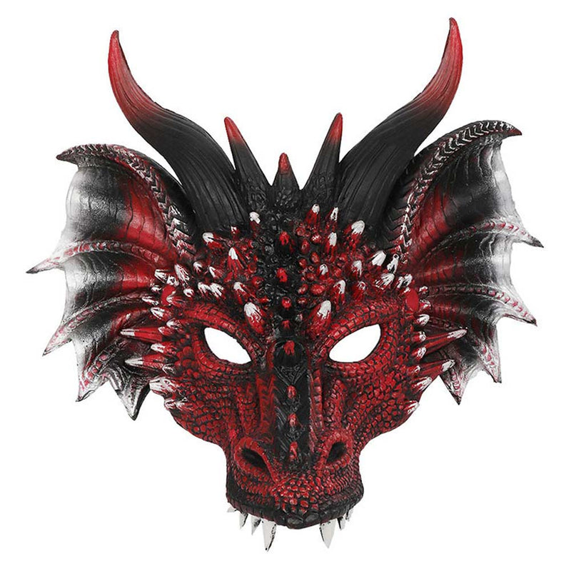 Animal Dragon Mask Cosplay Latex Masks Helmet Masquerade Halloween Party Costume Props