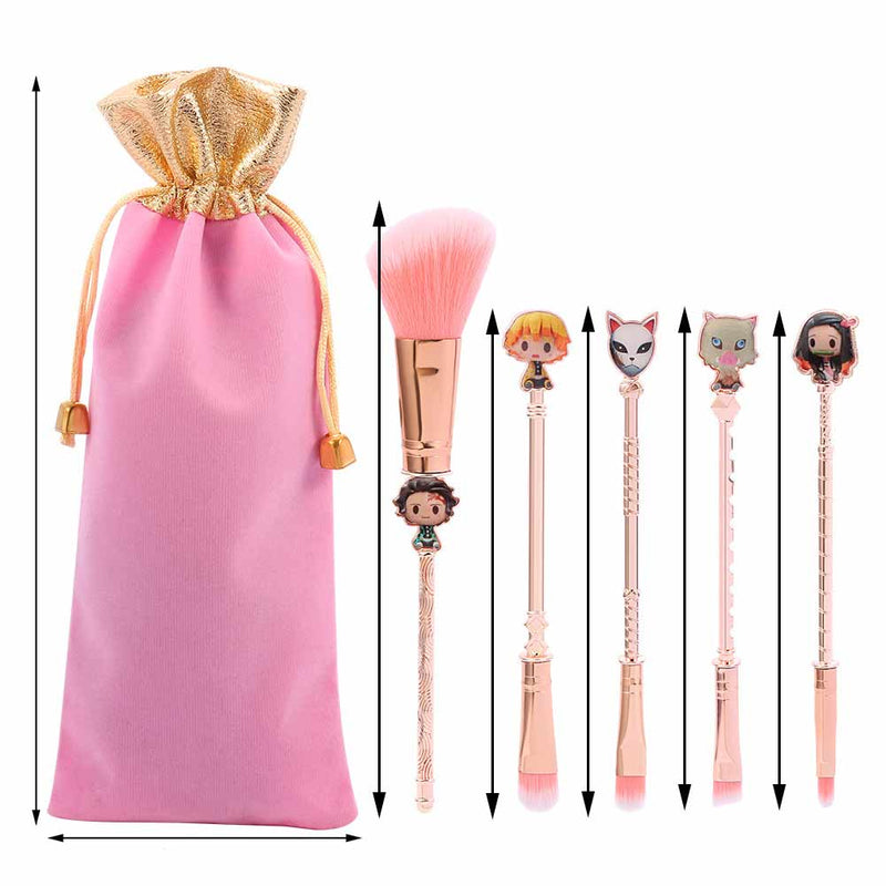 Anime Demon Slayer Cosplay Makeup Brushes Eyeshadow Eyebrow Cosmetic Brush Tools Toys Gifts