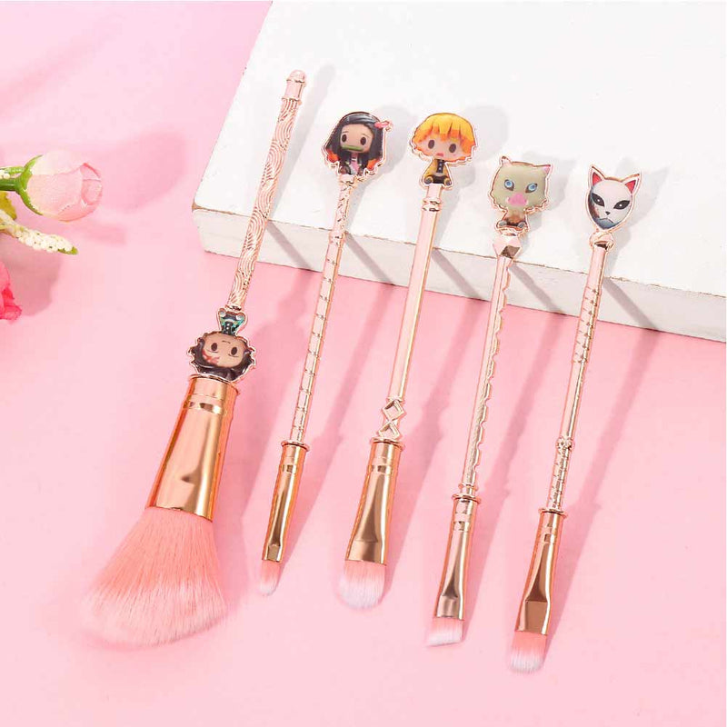Anime Demon Slayer Cosplay Makeup Brushes Eyeshadow Eyebrow Cosmetic Brush Tools Toys Gifts