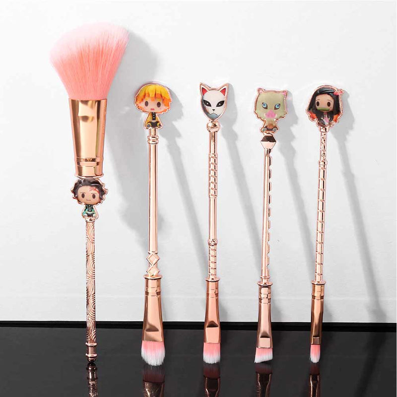 Anime Demon Slayer Cosplay Makeup Brushes Eyeshadow Eyebrow Cosmetic Brush Tools Toys Gifts