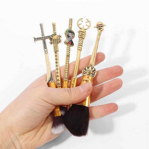 Anime One piece Cosplay Makeup Brushes Eyeshadow Eyebrow Cosmetic Brush Tools Toys Gifts