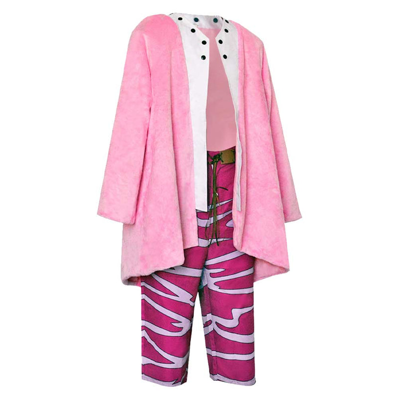 Anime One Piece Donquixote Doflamingo  Cosplay Costume Outfits Halloween Carnival Suit