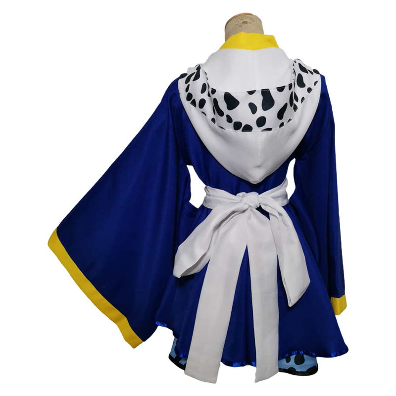 Anime One Piece Trafalgar D. Water Law Cosplay Costume Outfits Halloween Carnival Suit