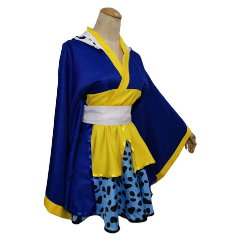 Anime One Piece Trafalgar D. Water Law Cosplay Costume Outfits Halloween Carnival Suit