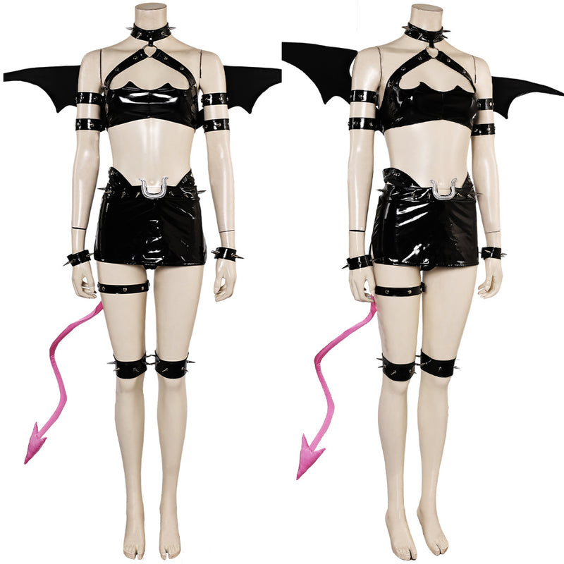 Anime Panty & Stocking with Garterbelt- Scanty Demon Cosplay Costume Outfits Halloween Carnival Suit