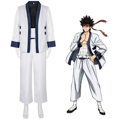 Anime Rurouni Kenshin -Sagara Sanosuke  Cosplay Costume Outfits Halloween Carnival Suit