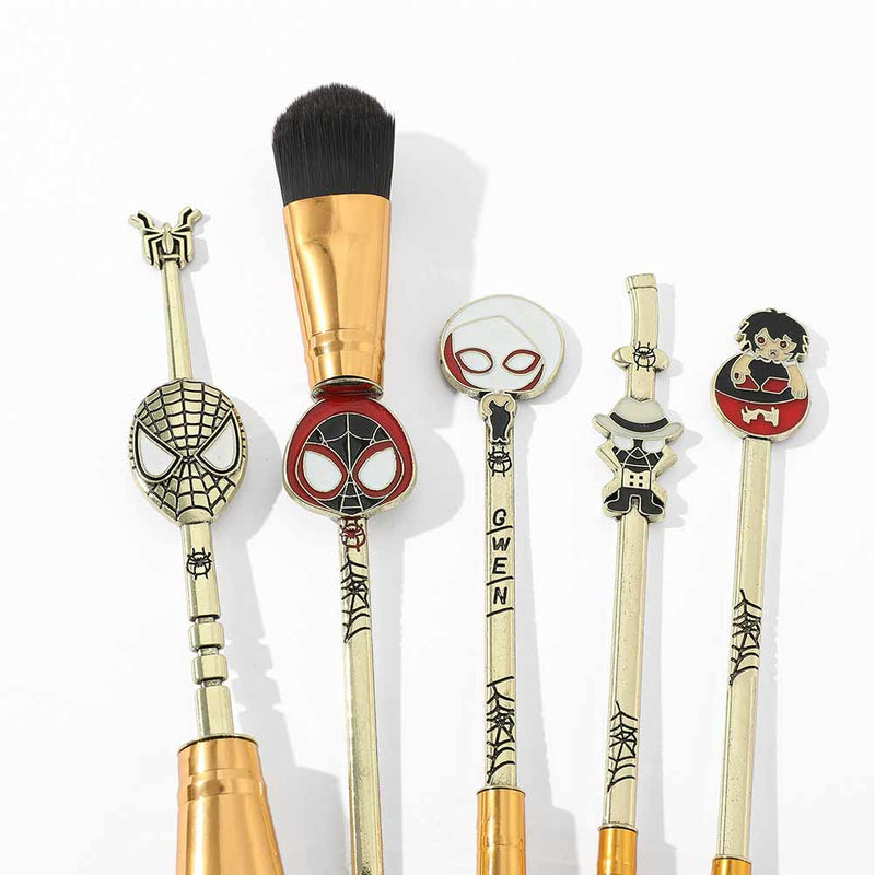 Anime spider-man Cosplay Makeup Brushes Eyeshadow Eyebrow Cosmetic Brush Tools Toys Gifts