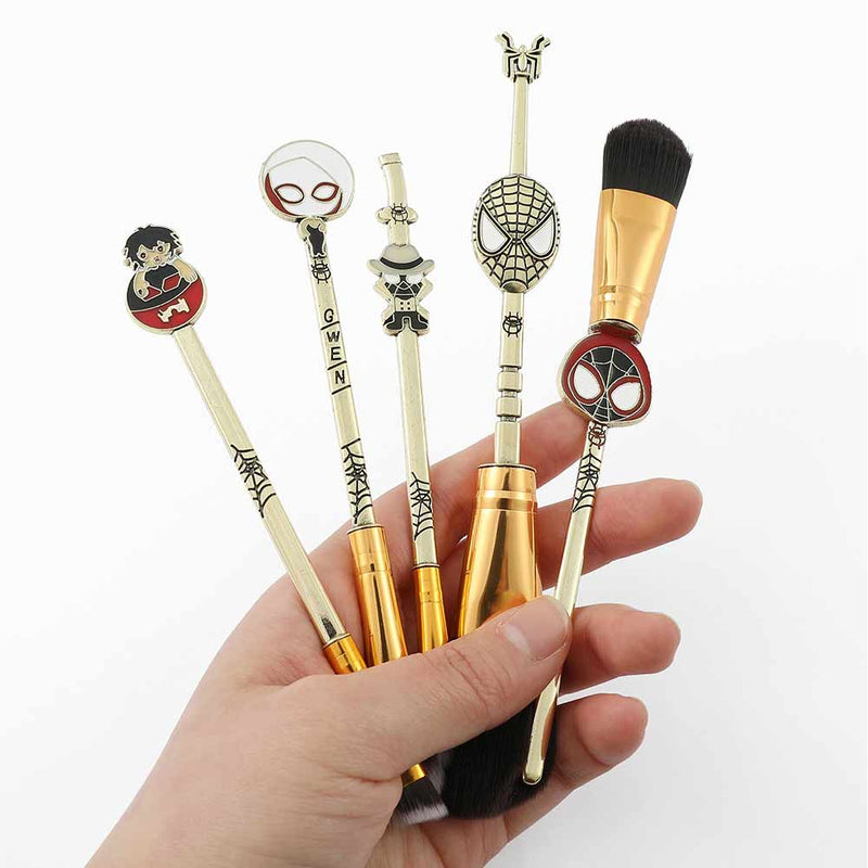 Anime spider-man Cosplay Makeup Brushes Eyeshadow Eyebrow Cosmetic Brush Tools Toys Gifts