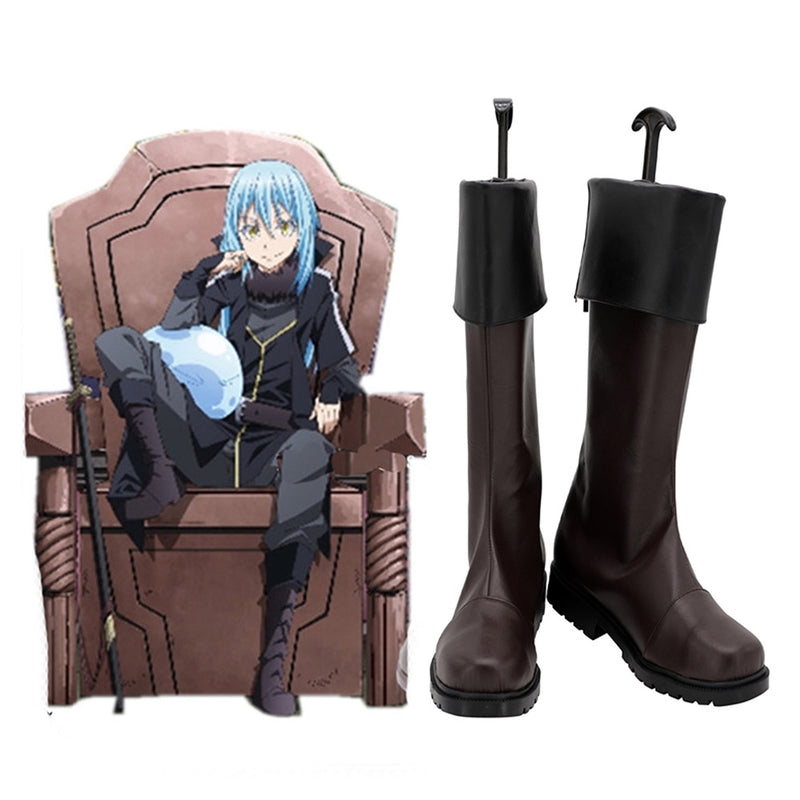 Anime That Time I Got Reincarnated as a Slime Rimuru Tempest Cosplay Shoes Boots Halloween Costumes Accessory Custom Made
