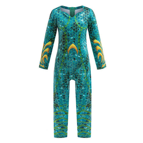 SeeCosplay Aquaman and the Lost Kingdom Mera Kdis Children Cosplay Costume Jumpsuit Fancy Outfit Halloween Carnival Suit GirlKidsCostume