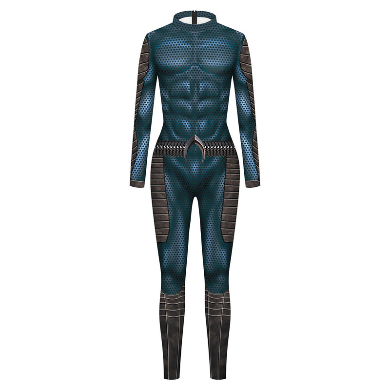 Aquaman Cosplay Costume Outfits Jumpsuit Halloween Carnival Party Suit