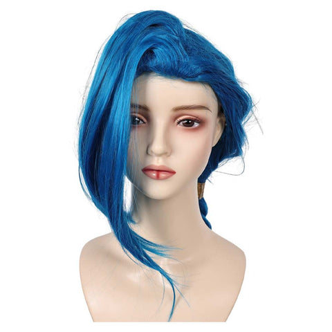 Arcane Season 2 Jinx cos Cosplay Wig Heat Resistant Synthetic Hair Carnival Halloween Party Props Wig