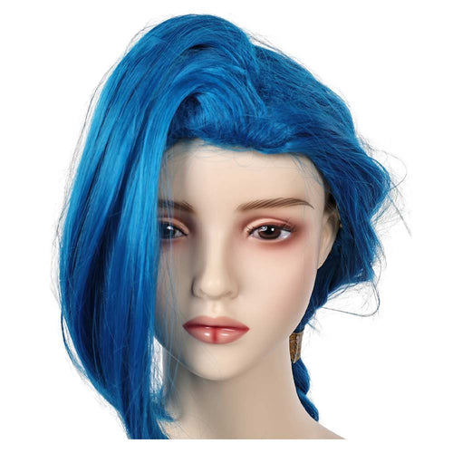 Arcane Season 2 Jinx cos Cosplay Wig Heat Resistant Synthetic Hair Carnival Halloween Party Props Wig