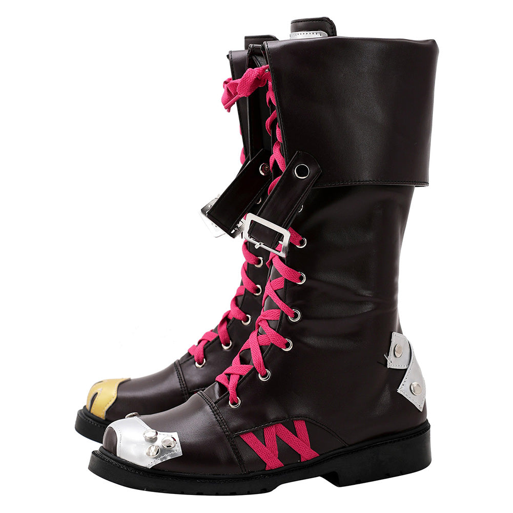Jinx League of Legends Arcane: LoL jinx Stiefel Cosplay Shoes Props ...