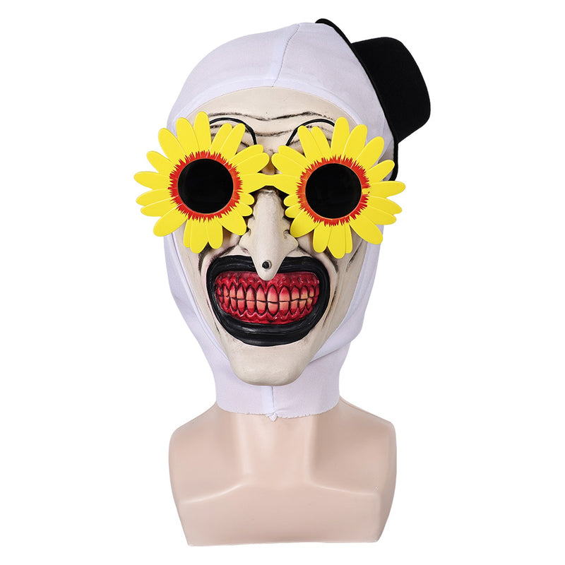 art the clown Horror Mask Sunflower glasses Halloween Carnival Costume Accessories