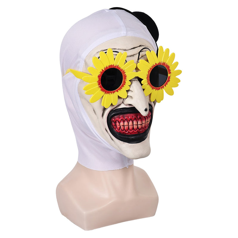 art the clown Horror Mask Sunflower glasses Halloween Carnival Costume Accessories