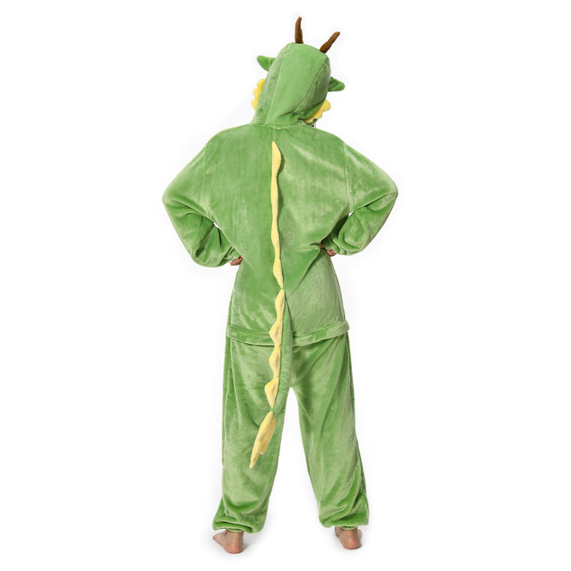 Autumn and winter Dragon Cosplay Costume Pajamas Outfits Halloween Carnival Party Suit