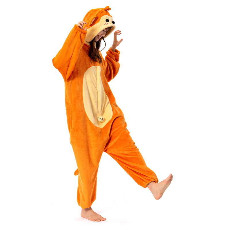 Autumn and winter Monkey Cosplay Costume Pajamas Outfits Halloween Carnival Party Suit