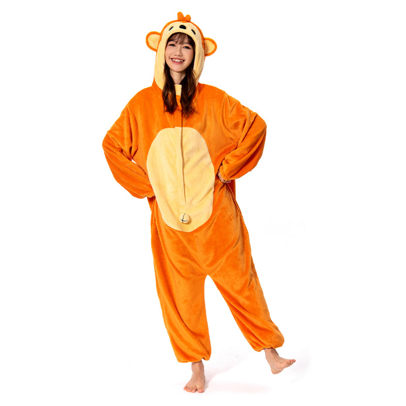 Autumn and winter Monkey Cosplay Costume Pajamas Outfits Halloween Carnival Party Suit