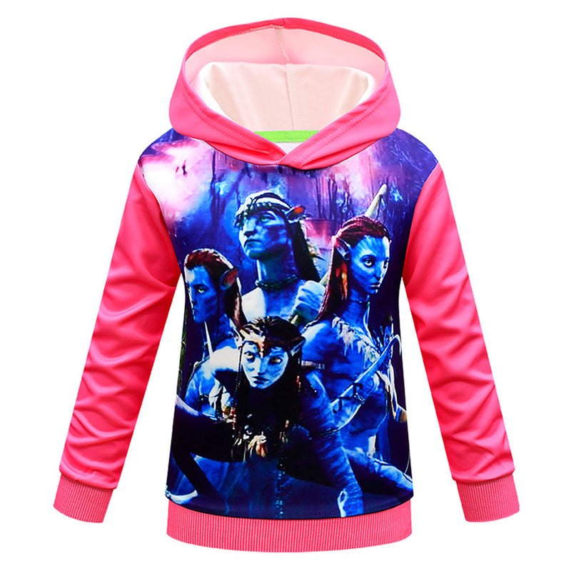 Avatar  Cosplay Hoodie 3D Printed Hooded Sweatshirt Kids Children Casual Streetwear Pullover