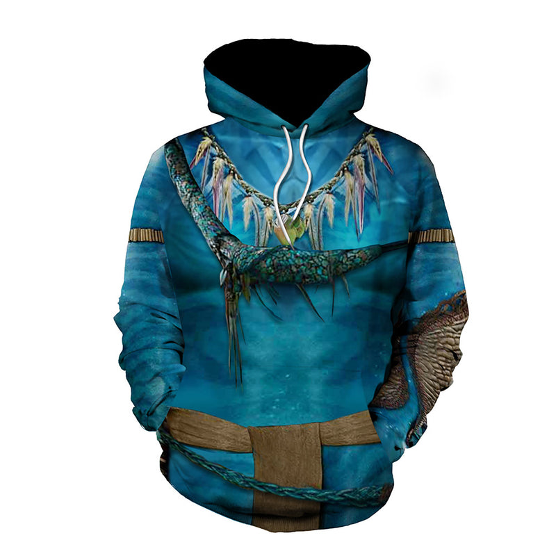 Avatar Neytiri Cosplay Hoodie 3D Printed Hooded Sweatshirt Men Women Casual Streetwear Pullover